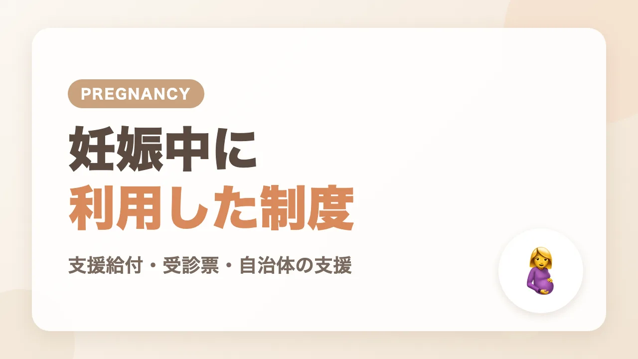 妊娠中に利用した支援制度