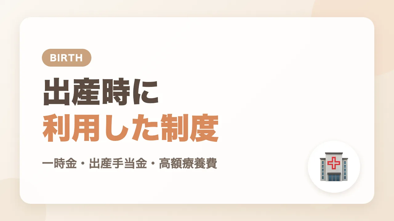 出産時に利用した支援制度